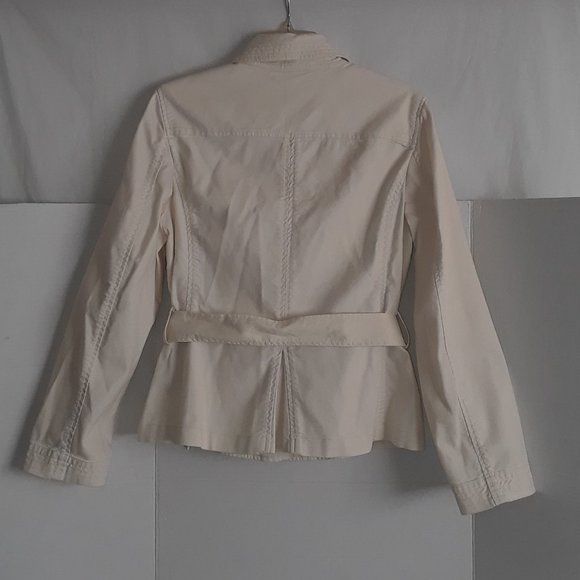 Talbots Cotton Blend Belted Blazer/Jacket - Picture 3 of 10